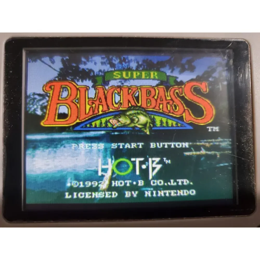 SNES - Super Black Bass - Includes Box and Manual